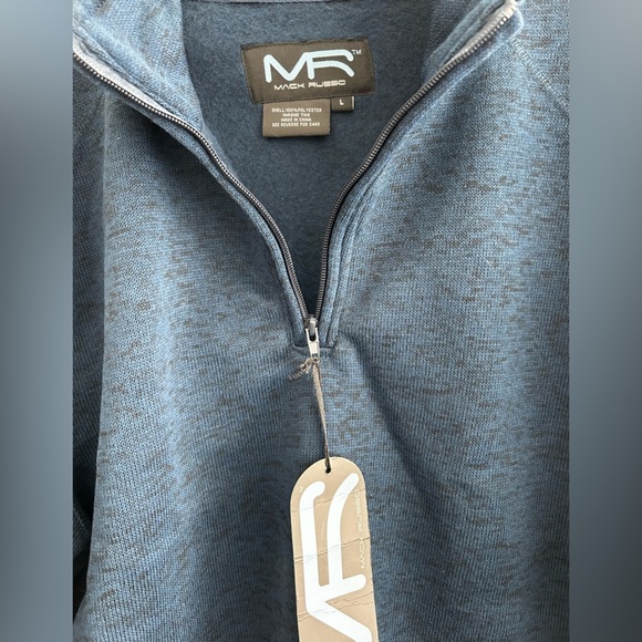 Mark Russo Quarter Zip Sweatshirt Men’s (L) - Picture 3 of 3